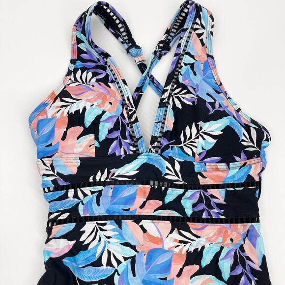 Sea Level Australia Botanica Spliced One Piece Floral Swimsuit Size US 4 NEW - Picture 5 of 7